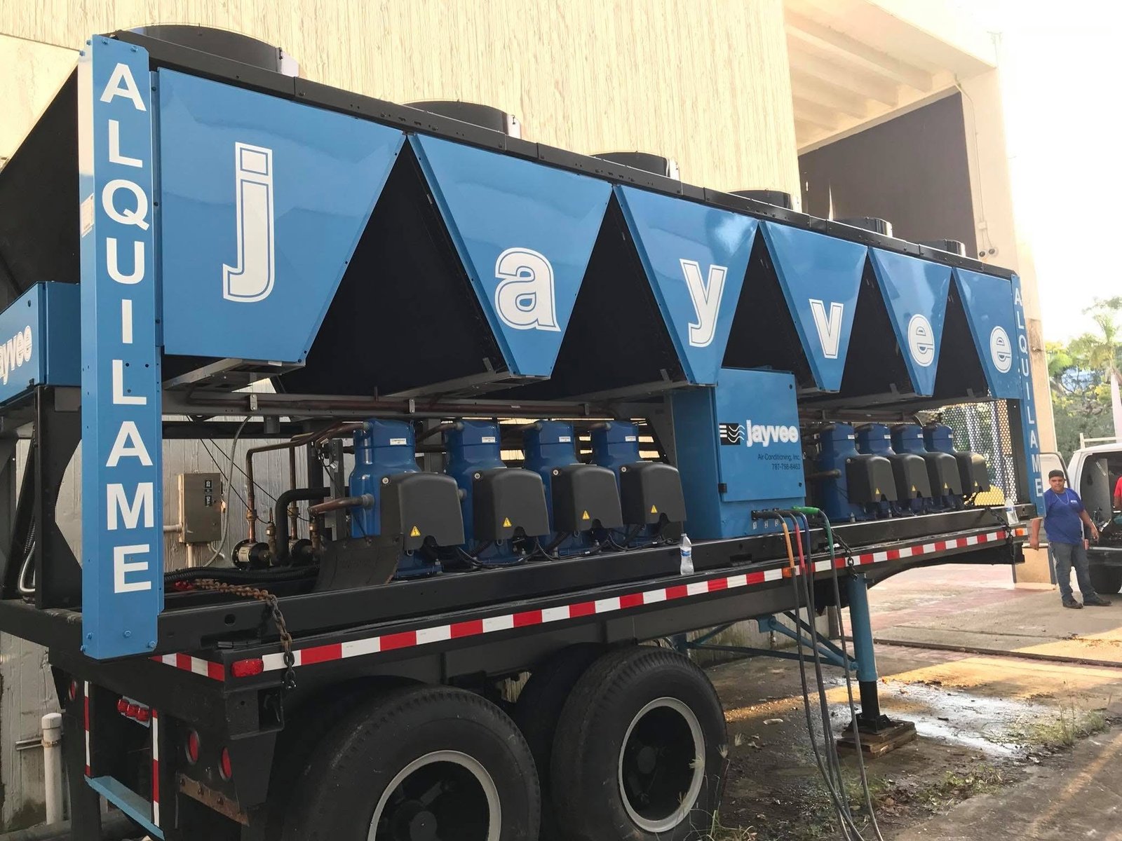 Chiller industrial listo para renta en Puerto Rico