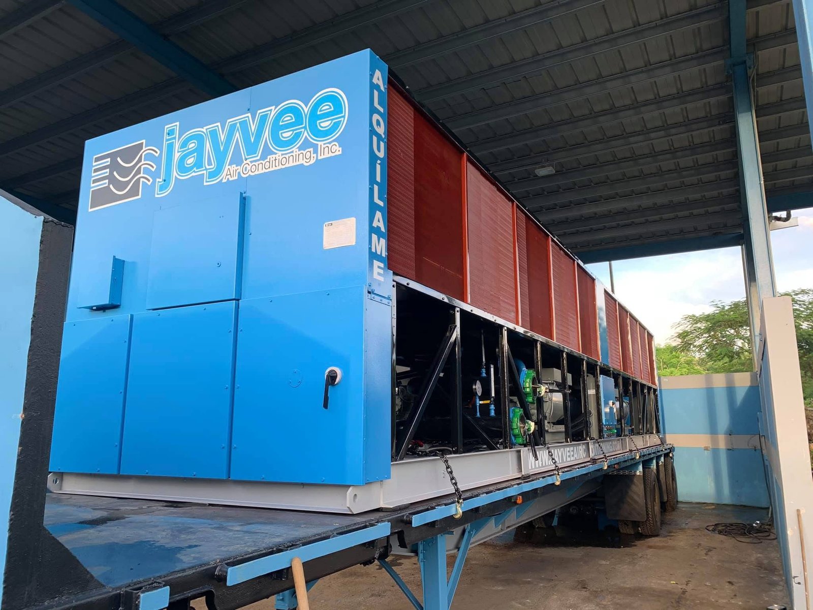 Chiller Rental industrial listo para renta en Puerto Rico