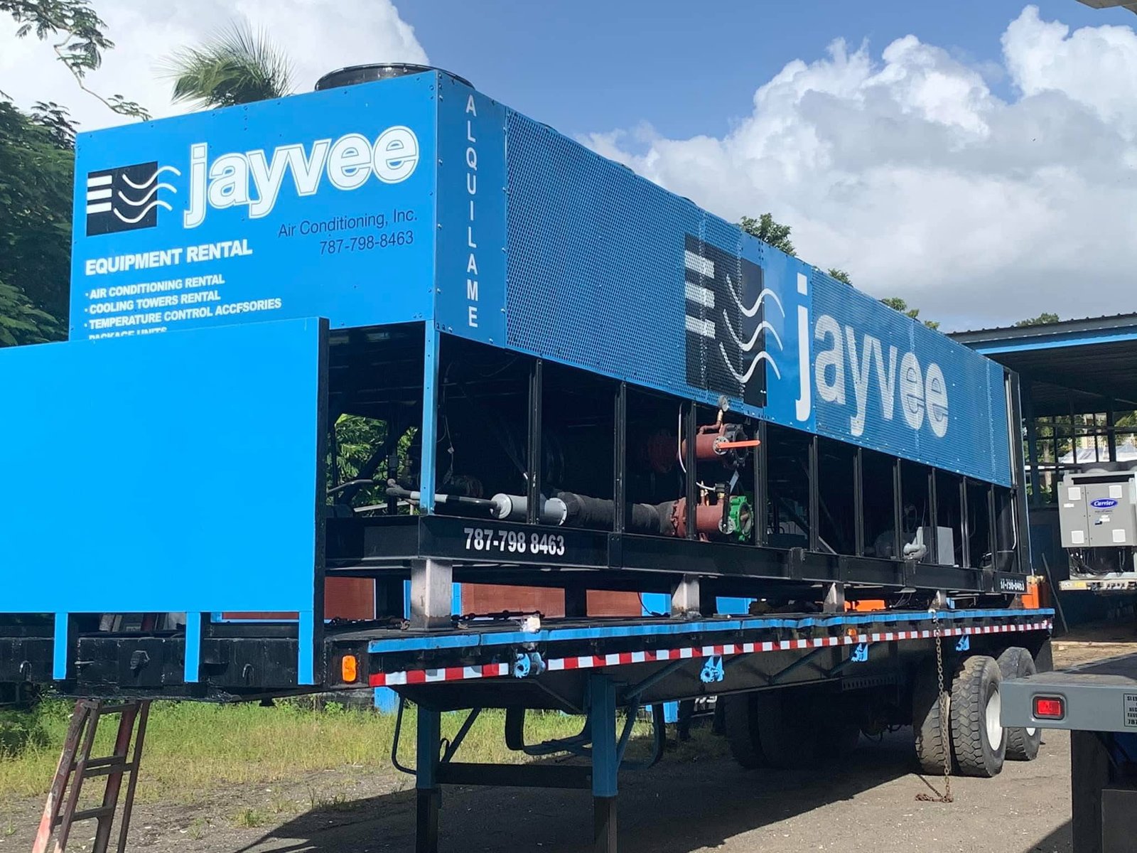 Chiller industrial listo para renta en Puerto Rico