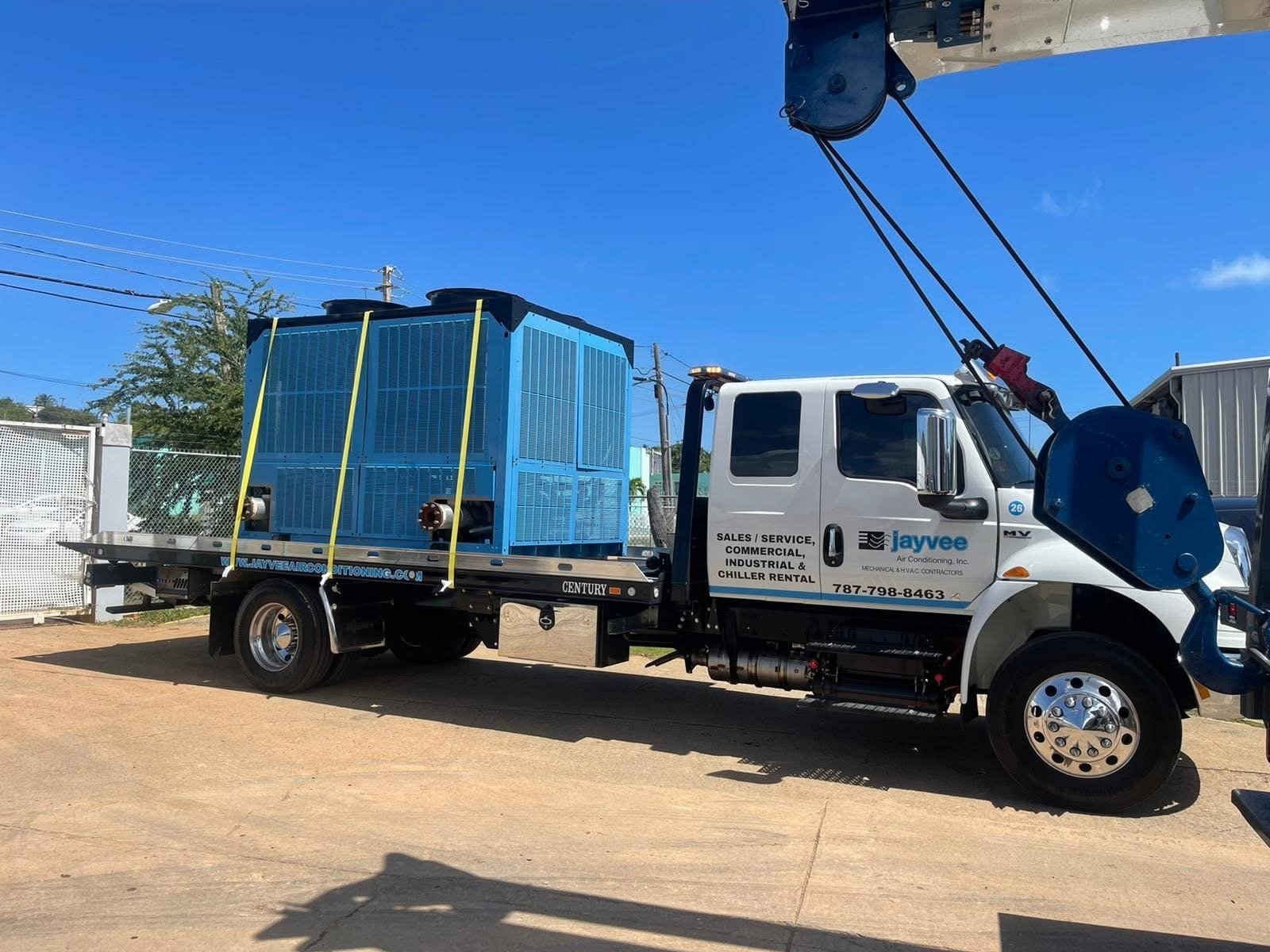 Chiller industrial listo para renta en Puerto Rico