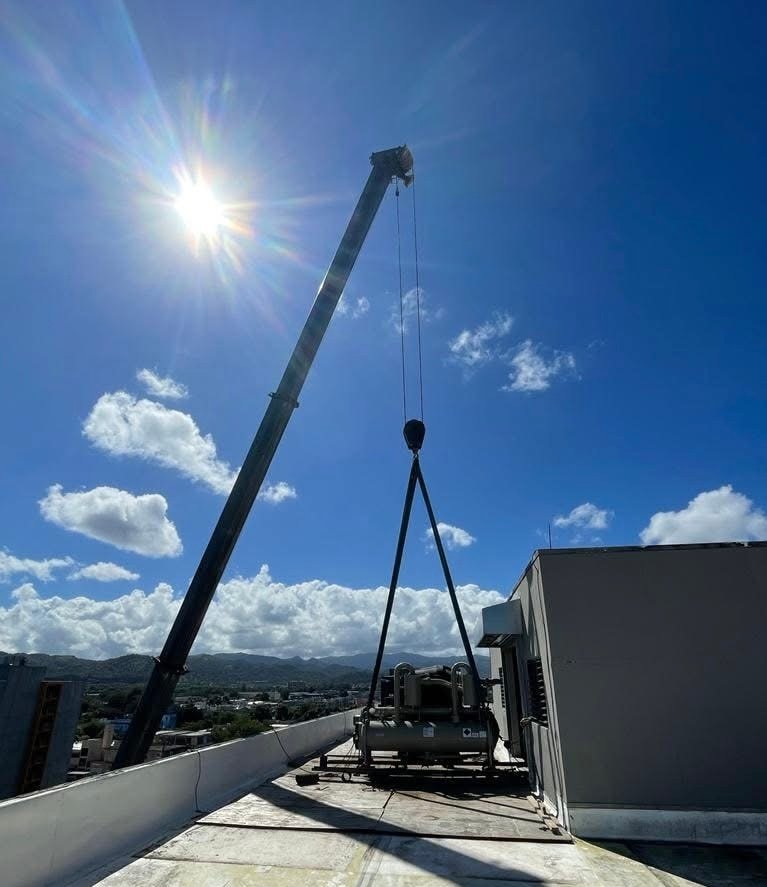 Chiller industrial listo para renta en Puerto Rico